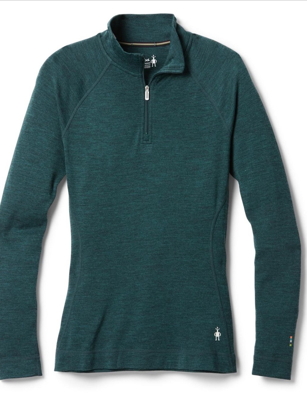 EUC Smartwool Classic Thermal Merino Quarter Zip - L
